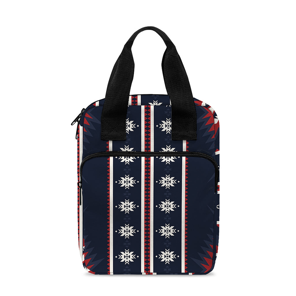 Native Tribal Navajo Pattern Print Bible Tote Bag