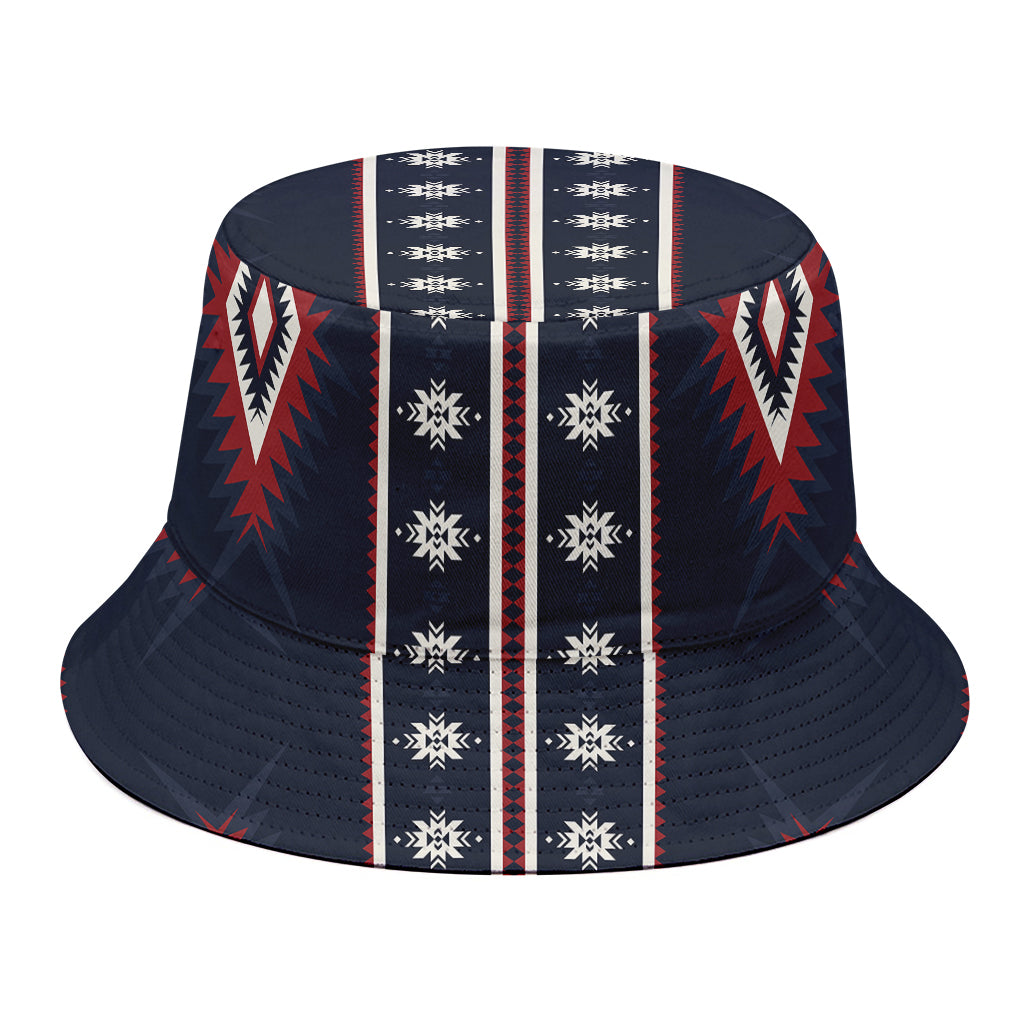 Native Tribal Navajo Pattern Print Bucket Hat