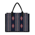 Native Tribal Navajo Pattern Print Canvas Tote Bag