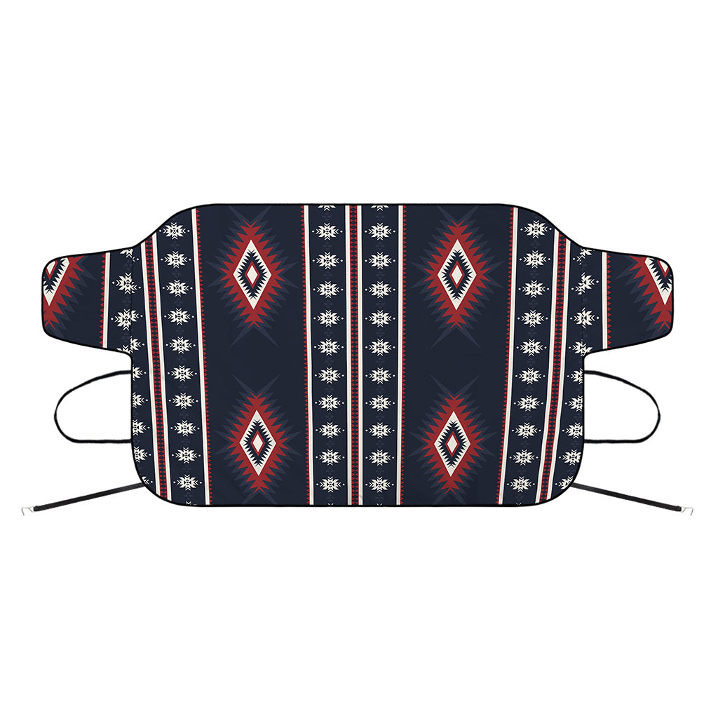 Native Tribal Navajo Pattern Print Car Windshield Snow Cover