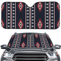 Native Tribal Navajo Pattern Print Car Windshield Sun Shade