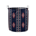 Native Tribal Navajo Pattern Print Collapsible Laundry Basket