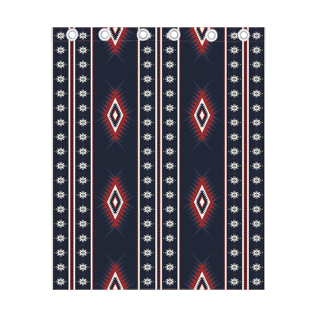 Native Tribal Navajo Pattern Print Curtain