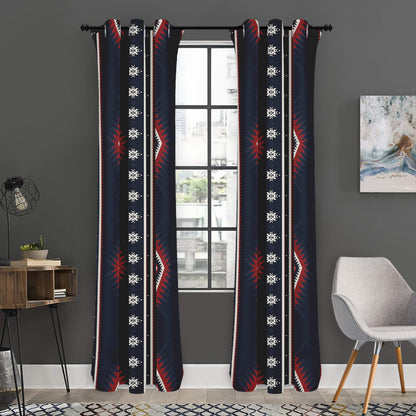 Native Tribal Navajo Pattern Print Curtain