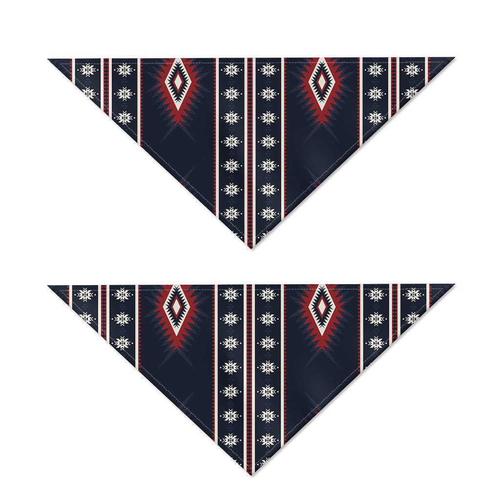 Native Tribal Navajo Pattern Print Dog Bandana