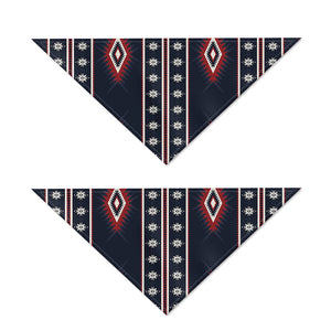 Native Tribal Navajo Pattern Print Dog Bandana