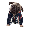 Native Tribal Navajo Pattern Print Dog Zip Up Hoodie