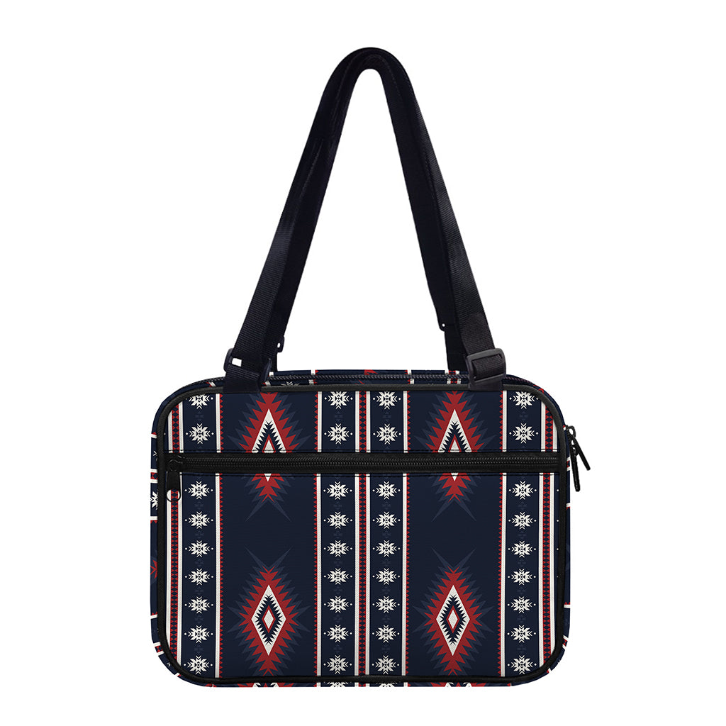 Native Tribal Navajo Pattern Print Double Strap Bible Bag