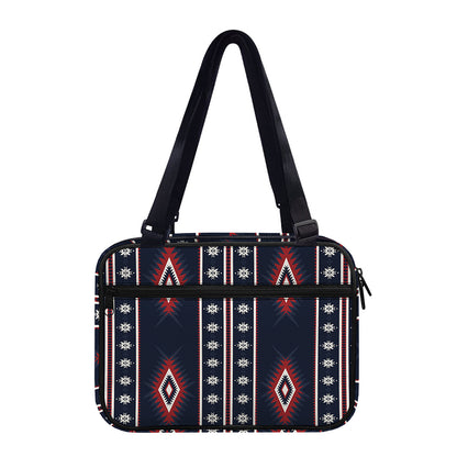 Native Tribal Navajo Pattern Print Double Strap Bible Bag