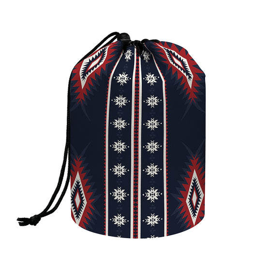 Native Tribal Navajo Pattern Print Drawstring Makeup Bag