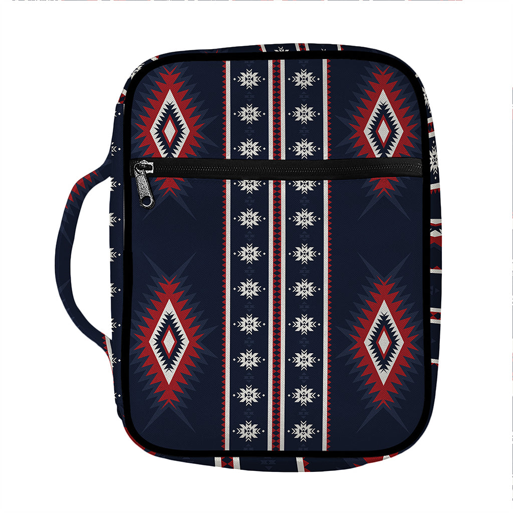 Native Tribal Navajo Pattern Print Front Pocket Bible Bag