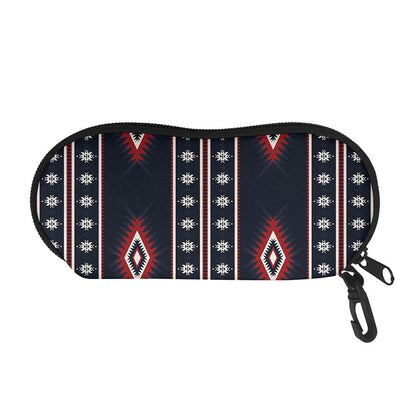 Native Tribal Navajo Pattern Print Glasses Case