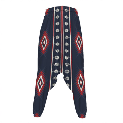 Native Tribal Navajo Pattern Print Hammer Pants