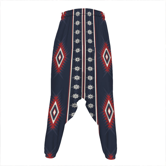 Native Tribal Navajo Pattern Print Hammer Pants