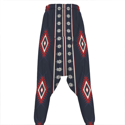Native Tribal Navajo Pattern Print Hammer Pants