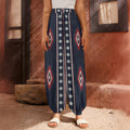 Native Tribal Navajo Pattern Print Harem Pants