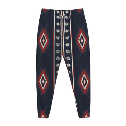 Native Tribal Navajo Pattern Print Jogger Pants