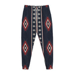 Native Tribal Navajo Pattern Print Jogger Pants