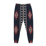 Native Tribal Navajo Pattern Print Jogger Pants