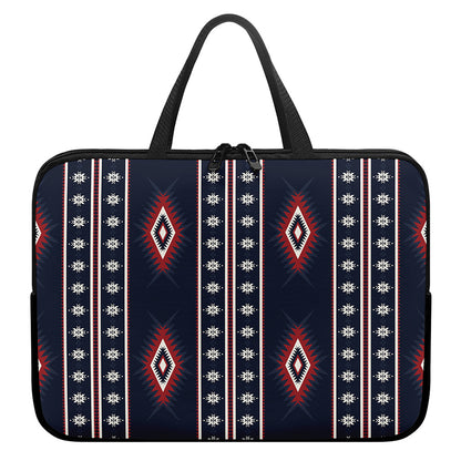 Native Tribal Navajo Pattern Print Laptop Sleeve With Handle