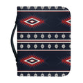 Native Tribal Navajo Pattern Print Leather Bible Cover