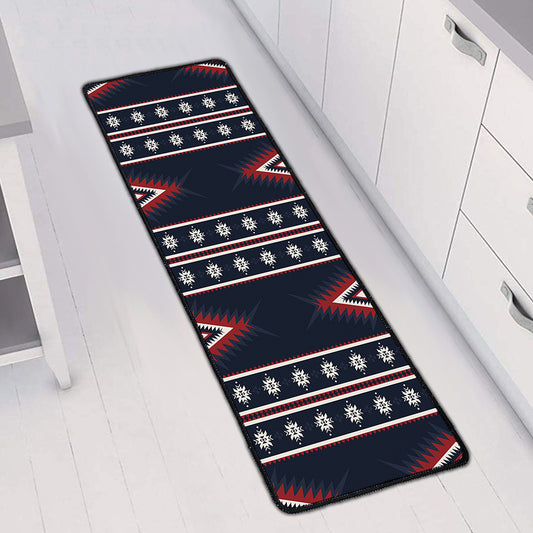 Native Tribal Navajo Pattern Print Long Kitchen Mat