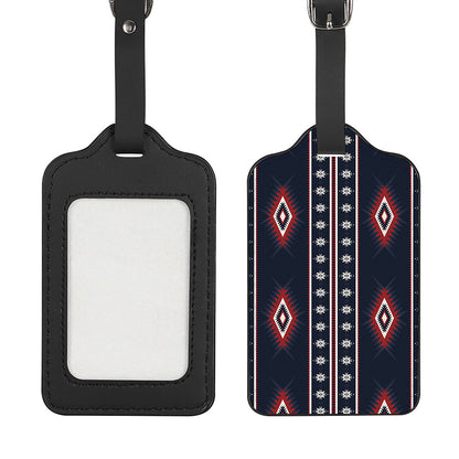 Native Tribal Navajo Pattern Print Luggage Tag