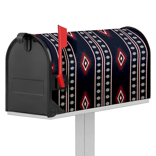 Native Tribal Navajo Pattern Print Mailbox Cover