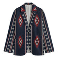 Native Tribal Navajo Pattern Print Men's Blazer