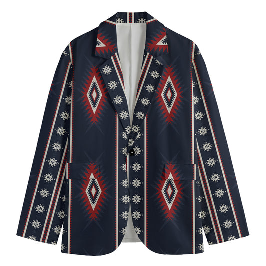 Native Tribal Navajo Pattern Print Men's Blazer