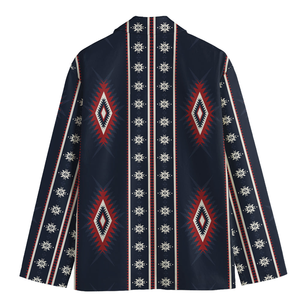 Native Tribal Navajo Pattern Print Men's Blazer