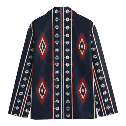 Native Tribal Navajo Pattern Print Men's Blazer