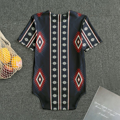 Native Tribal Navajo Pattern Print Men's Bodysuit