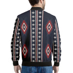 Native Tribal Navajo Pattern Print Men's Bomber Jacket
