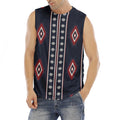 Native Tribal Navajo Pattern Print Men's Fitness Tank Top