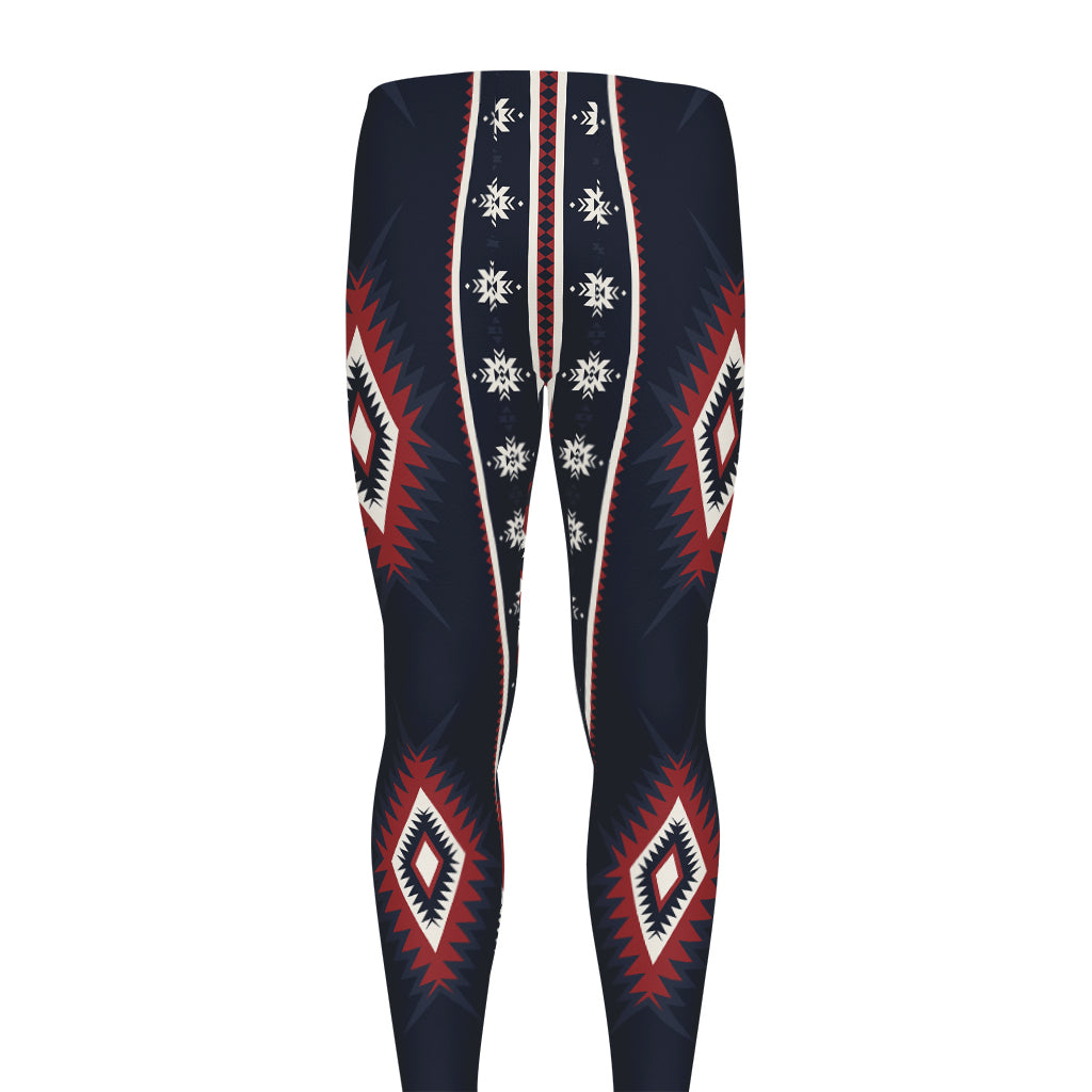 Native Tribal Navajo Pattern Print Men's leggings