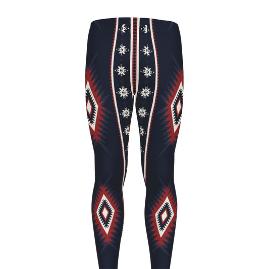 Native Tribal Navajo Pattern Print Men's leggings