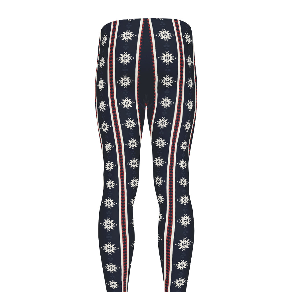 Native Tribal Navajo Pattern Print Men's leggings