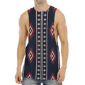Native Tribal Navajo Pattern Print Men's Muscle Tank Top