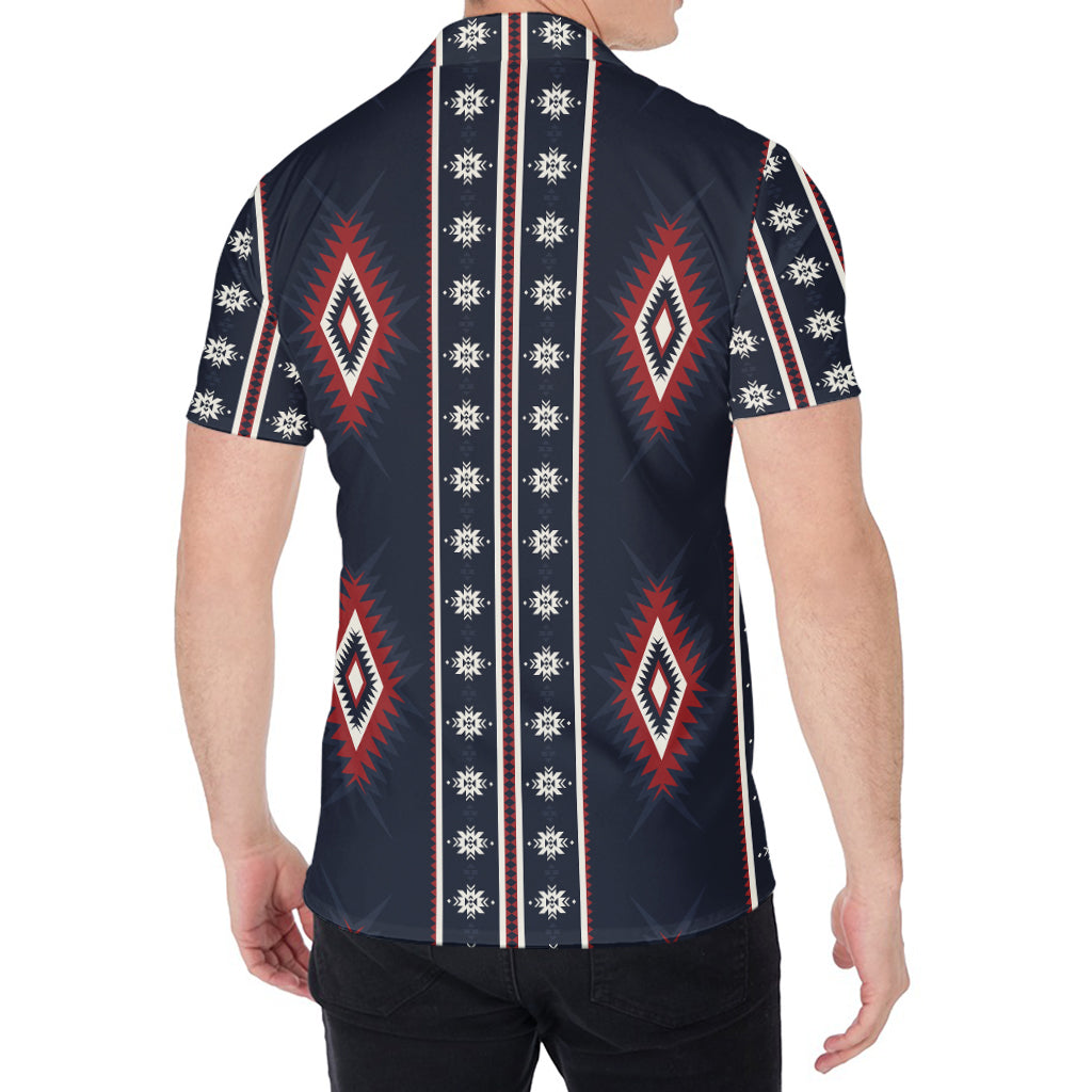 Native Tribal Navajo Pattern Print Men's Shirt