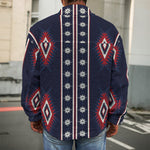 Native Tribal Navajo Pattern Print Men's Shirt Jacket
