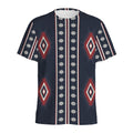 Native Tribal Navajo Pattern Print Men's Athletic T-Shirt