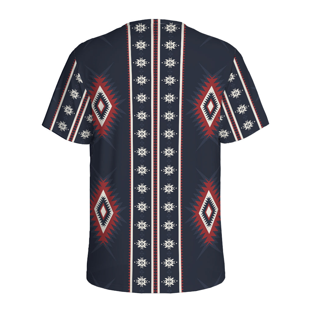 Native Tribal Navajo Pattern Print Men's Sports T-Shirt
