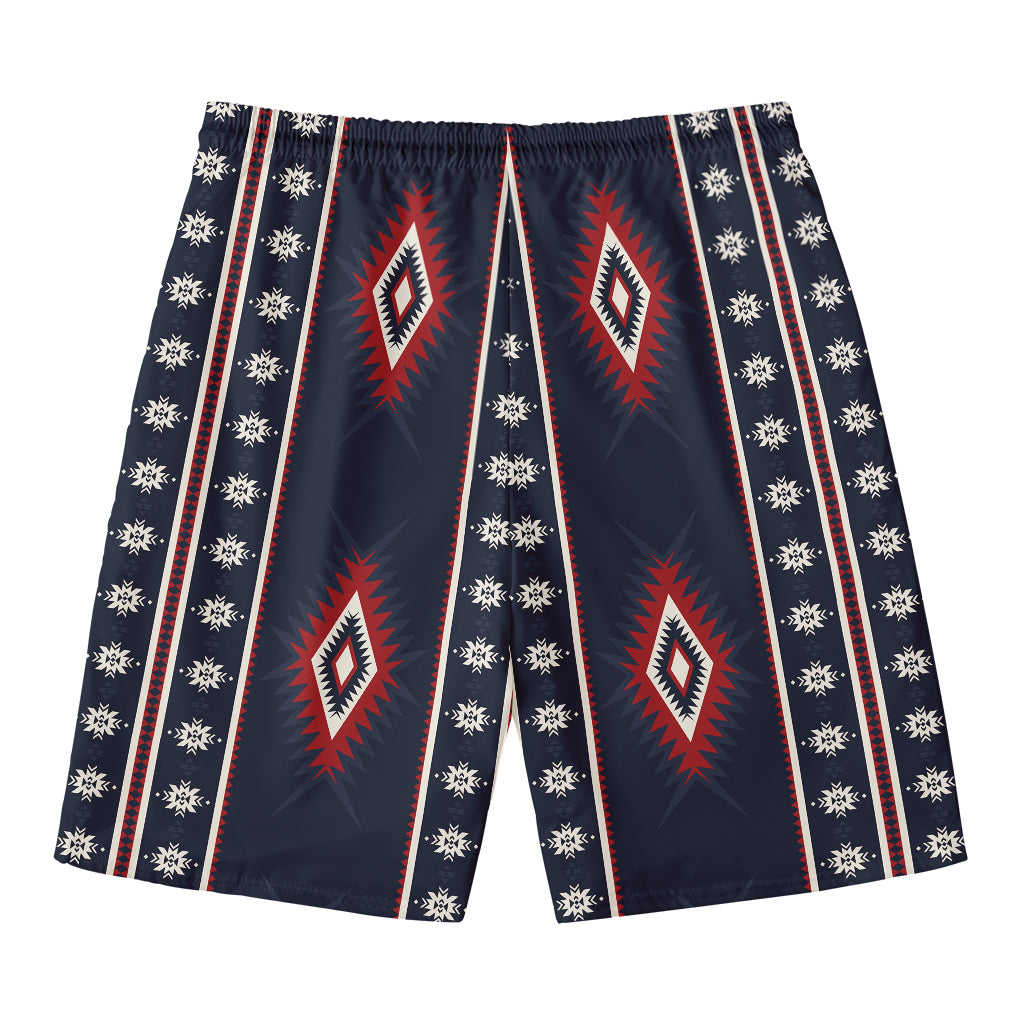 Native Tribal Navajo Pattern Print Men's Swim Trunks