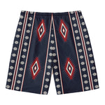Native Tribal Navajo Pattern Print Men's Swim Trunks