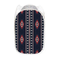 Native Tribal Navajo Pattern Print Mesh Laundry Hamper