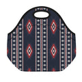 Native Tribal Navajo Pattern Print Neoprene Lunch Bag