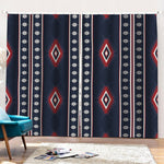 Native Tribal Navajo Pattern Print Pencil Pleat Curtains