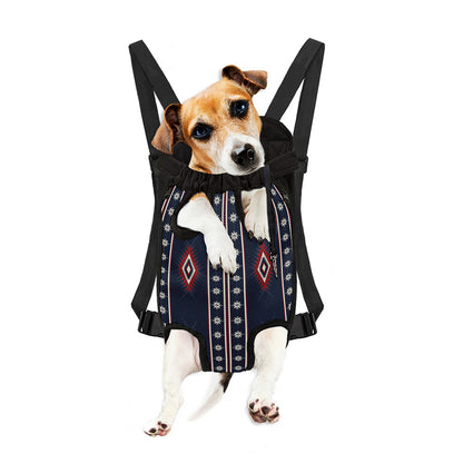 Native Tribal Navajo Pattern Print Pet Carrier Backpack