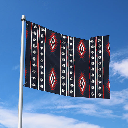 Native Tribal Navajo Pattern Print Polyester Flag